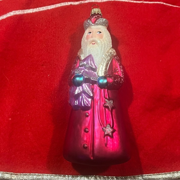 Larry Fraga Designs 6.25” Mr. Fabulous, Glass, Christmas ORNAMENT TREE 5058 Euc - Picture 7 of 12